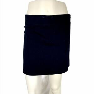 Studio M medium petite mini skirt stretch zip side